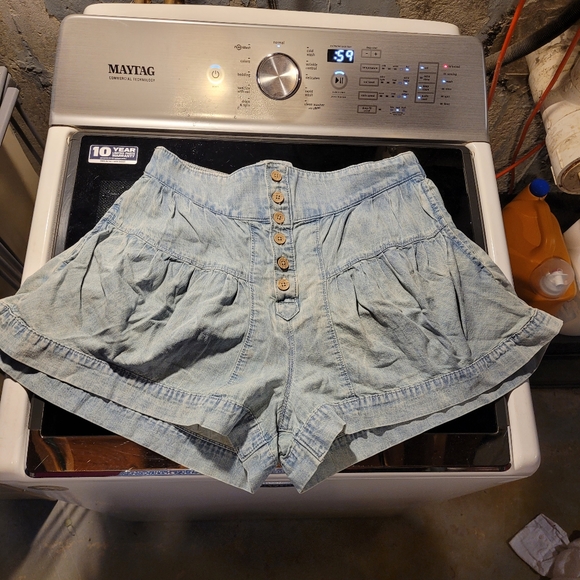 Free People Fleur Denim Shorts - Picture 3 of 4